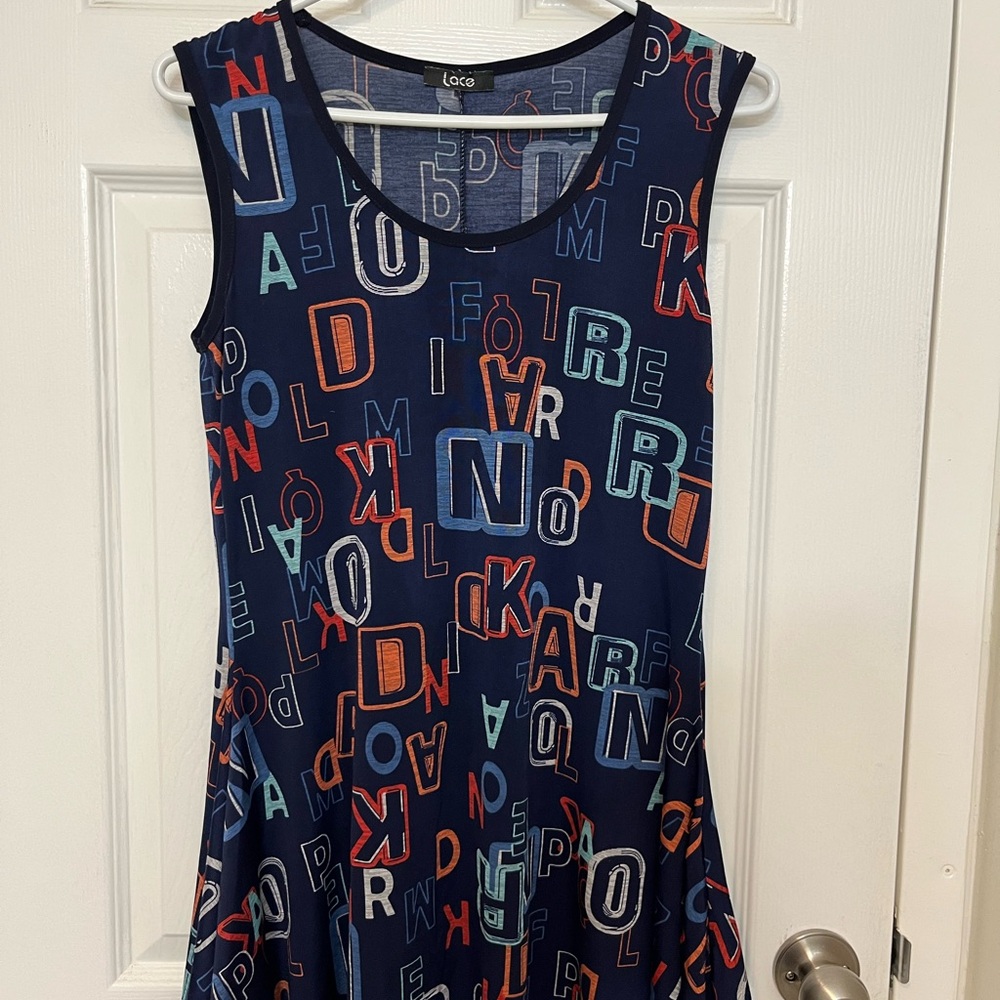 Letter Print Dress